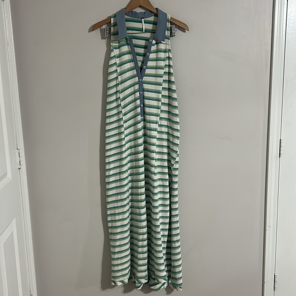 Free People Downtown Midi Dress SIZE Large - Picture 4 of 13